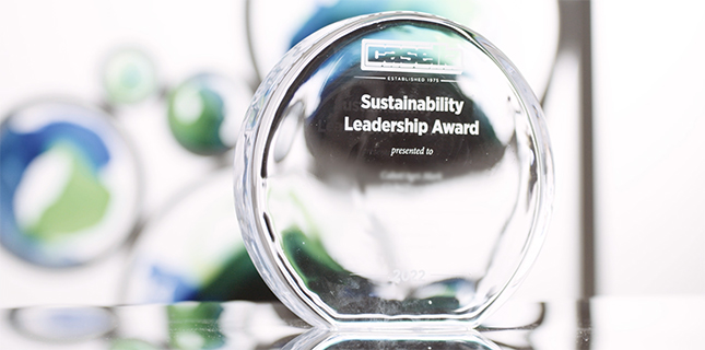 A Sustainability Leadership award