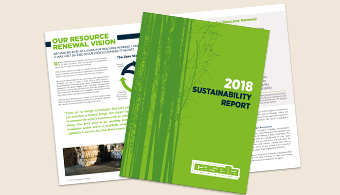 2018  sustainability report brochure