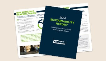 2014 sustainability report brochure